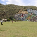 Mural de la Prehistoria: Representa el proceso evolutivo de la vida.